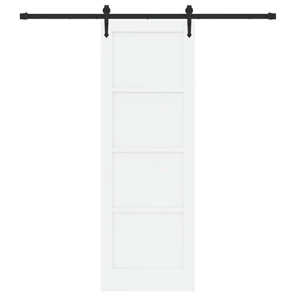 vidaXL Puerta Corredera ORKDAL y Negro 73,5 x 211 cm