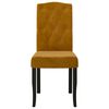vidaXL Sillas de comedor 6 unidades de terciopelo marrón