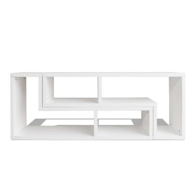 vidaXL Mueble para TV blanca en forma de L