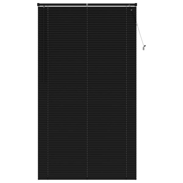 vidaXL Persiana Veneciana Manual Ajustable Negro 213 x 120 cm PVC