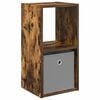 vidaXL Mesita de Noche Roble ahumado 30,5 x 27 x 59,5 cm
