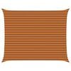 vidaXL Toldo Vela de Sombra Naranja y Marr&oacute;n 5 x 4 m