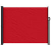 vidaXL Toldo lateral retr&aacute;ctil rojo 160x500 cm