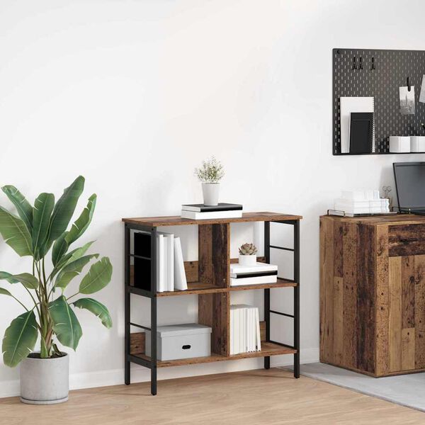 vidaXL Estante de libros Madera Vieja 82 x 32 x 79 cm