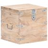 vidaXL Ba&uacute;l de madera maciza de acacia 40x40x40 cm