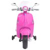 vidaXL Moto eléctrica para niños Vespa GTS300 rosa