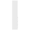 vidaXL Aparador alto blanco 37,5x35x180 cm madera de ingeniería