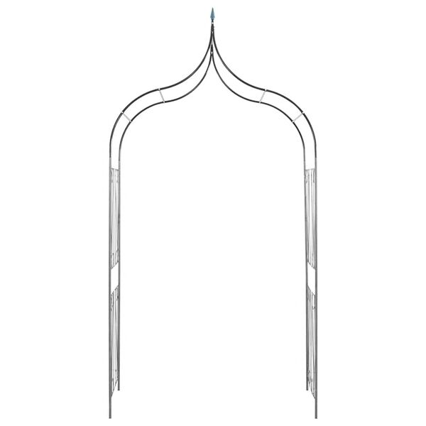 vidaXL Arcos de jardín para plantas trepadoras verde oscuro