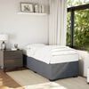vidaXL Estructura de cama sin colch&oacute;n terciopelo gris oscuro 100x200cm