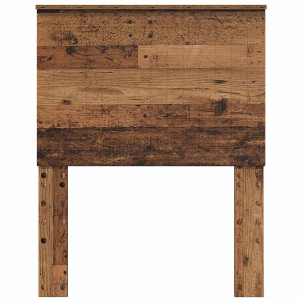 vidaXL Cabecero con cabecera Madera Vieja 75 cm Madera contrachapada
