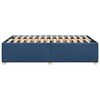 vidaXL Estructura de cama sin colch&oacute;n tela azul 120x200 cm