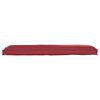 vidaXL Juego de Cojines para Palets 2 pcs Rojo vino 150 x 40 x 8 cm