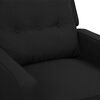 vidaXL Sillón de masaje elevable tela negro