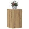 vidaXL Soportes de plantas 2 uds madera roble artisian 30x30x50 cm