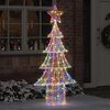 vidaXL &Aacute;rbol de Navidad con 240 LED Multicolor 180 cm Acr&iacute;lico