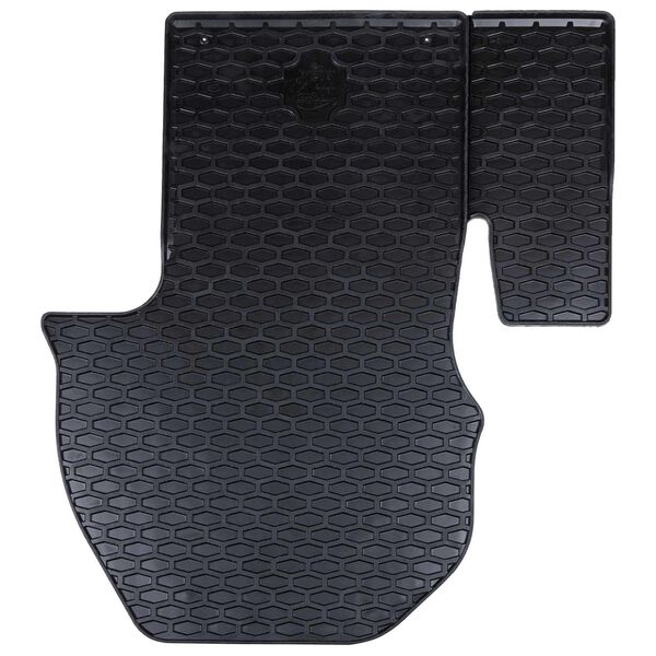 vidaXL Alfombrilla de Coche 2 pcs Negro TPE