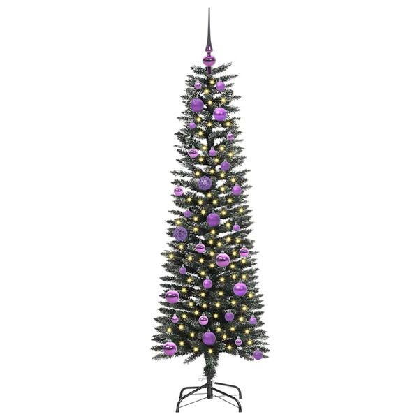 vidaXL &Aacute;rbol de Navidad artificial Verde 150 cm PVC, Pl&aacute;stico y Acero