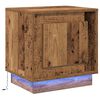 vidaXL Armario de Noche 2 pcs Madera vieja 44 x 34,5 x 45 cm