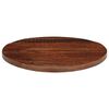 vidaXL Tablero de mesa redondo madera maciza reciclada &Oslash; 80x2,5 cm