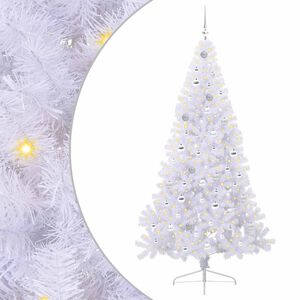 vidaXL &Aacute;rbol de Navidad artificial con 300 LED 210 cm PVC y Acero