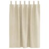vidaXL Cortinas opacas 2 pcs Crema 140 x 140 cm Terciopelo