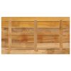 vidaXL Tablero de mesa rectangular madera mango rugosa 100x60x3,8 cm