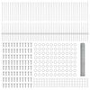 vidaXL Valla con Poste Plateado 1 x 100 m Acero