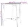 vidaXL Conjunto bistro 3 pcs Aceite Natural Madera de Acacia S&oacute;lida