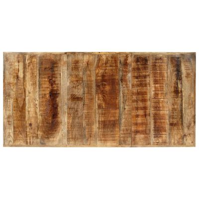 vidaXL Mesa de comedor madera maciza de mango sin tratar 140x70x75 cm