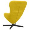 vidaXL Sillón huevo Amarillo 63 x 73 x 90 cm Terciopelo
