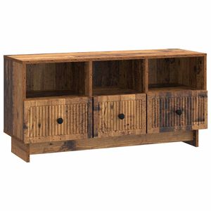 vidaXL Mueble de TV con caj&oacute;n Madera envejecida 102 x 34,5 x 50 cm