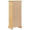 vidaXL Armario de ba&ntilde;o Corona madera maciza de pino 45x33x110 cm