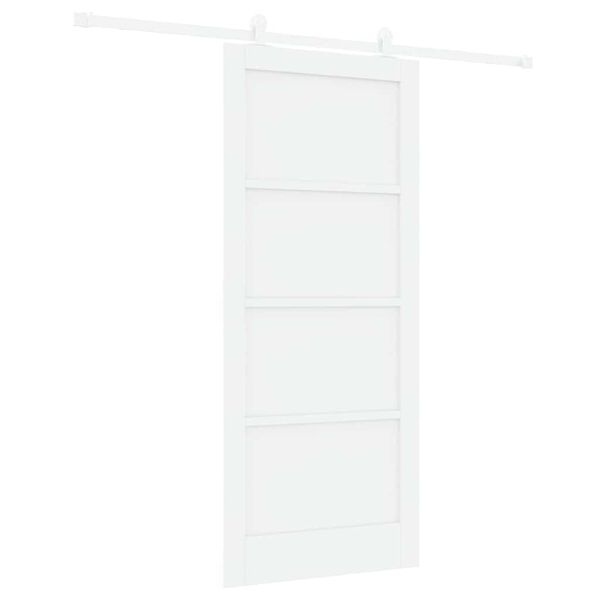 vidaXL Puerta Corredera ORKDAL 86 x 198,5 cm Madera de pino macizo