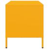 vidaXL Mueble TV acero laminado en frío amarillo mostaza 68x39x43,5 cm
