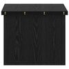 vidaXL Mesa de Café Roble Negro 55 x 54,5 x 45 cm Madera contrachapada