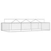 vidaXL Perrera de exterior con tejado 600x300x150 cm