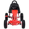 vidaXL Kart de pedales con neumáticos rojo
