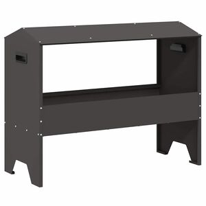 vidaXL Abrevadero para ganado Negro 79 x 35 x 62 cm 15 kg