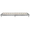 vidaXL Estructura de cama madera de ingenier&iacute;a gris hormig&oacute;n 90x200cm