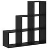 vidaXL Librer&iacute;a Separadora de Ambientes Roble Negro 99 x 29 x 99 cm