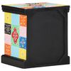 vidaXL Armario de Noche con caj&oacute;n 2 pcs Multicolor 40 x 35 x 45 cm