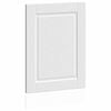 vidaXL Panel para lavavajillas Porto madera contrachapada blanco