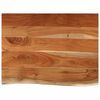 vidaXL Encimera de ba&ntilde;o rectangular madera maciza acacia 80x60x2,5 cm