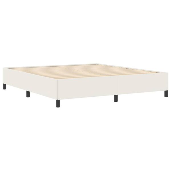 vidaXL Cama tipo Box Spring Crema 180 x 200 cm Tela de Pana