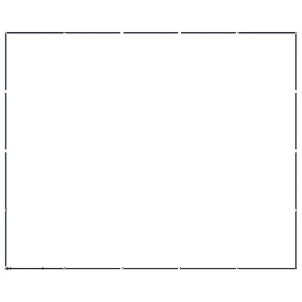 vidaXL Perrera de exterior de acero 18,43 m&sup2;