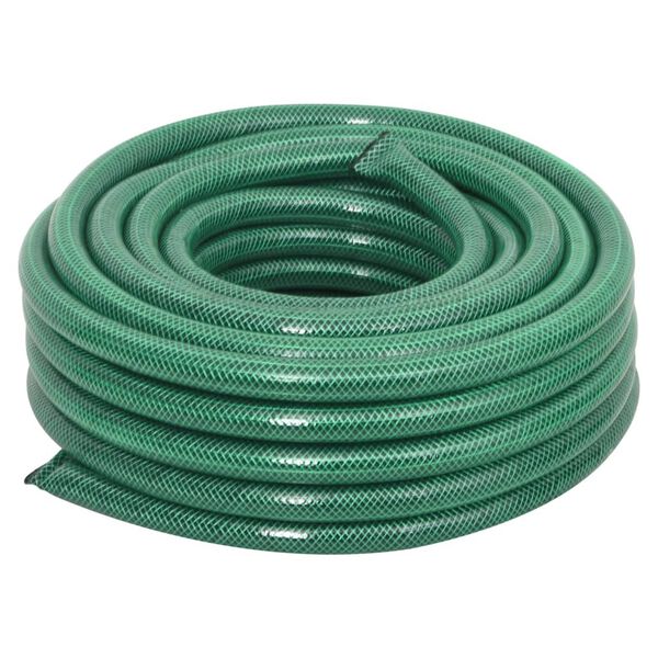 vidaXL Manguera de jard&iacute;n PVC verde 0,75" 20 m