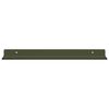 vidaXL Estante flotante 2 pcs Verde Oliva 40 x 8,5 x 2,5 cm Acero