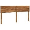 vidaXL Cabecero de borde natural ROSTOCK Natural 200 cm