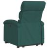 vidaXL Sill&oacute;n masaje el&eacute;ctrico reclinable elevable tela verde oscuro