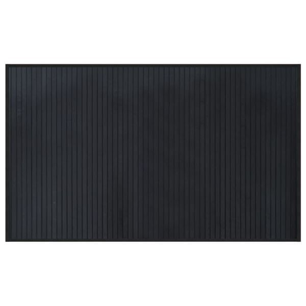 vidaXL Alfombra rectangular bambú marrón oscuro 60x300 cm